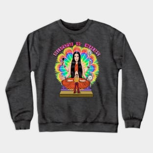 Sonny and Cher- Psychedelic Goddess Crewneck Sweatshirt